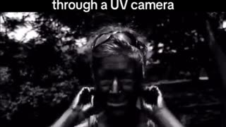 What sunscreen looks like when exposed to ultraviolet light...