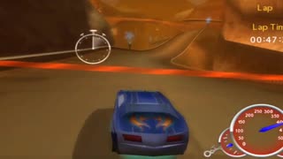 Hot Wheels Ultimate Racing - Burning Wheels Series Final Race Gameplay(PPSSPP HD)