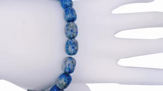 Lapis lazuli Gemstone bracelet full strand 7.5inch handmade jewelry Unique Gifts for Women 01