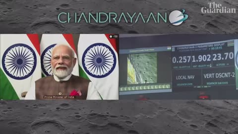 India's Chandrayaan-3 makes historic moon landing