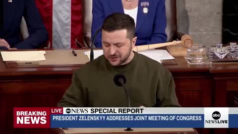 Zelenskyy: “Your money is not charity. It's an investment in the global security and democracy”