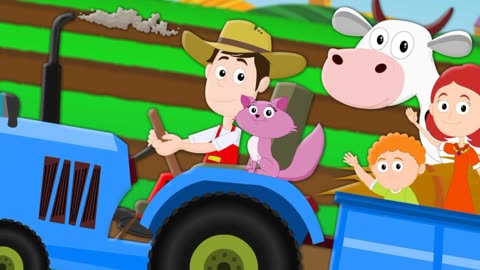 Farmer in the Dell | Nursery Rhymes | Poem | Learning Video for Kids