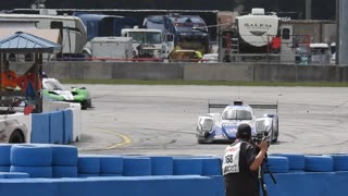 12 Hours of Sebring 2024 coming out of turn 17