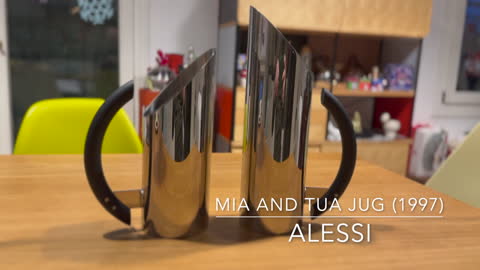 Mia and Tua Jug (1997) by Mario Botta for Alessi