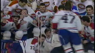 Le 5 ieme match de la final de la coupe Stanley de 1993 Kings de Los Angeles vs Canadien de Montréal