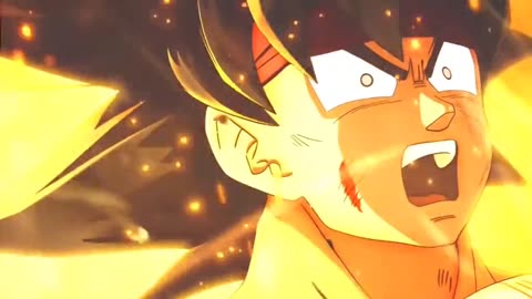 Bardock see his son Goku futher fight
