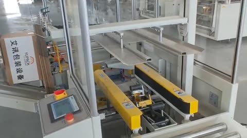 Auromatic carton/box packing line inchluding case erector,conveyor and case sealer