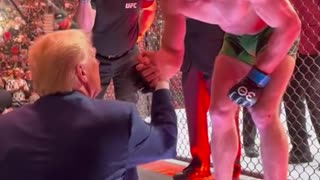 UFC Fighter Shows Major Respect To President Trump During Match
