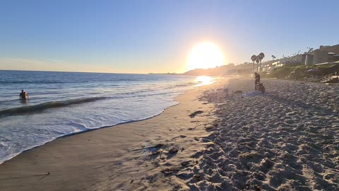 Sunset at Malibu Beach