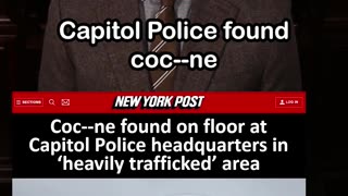 Coke Found on Floor at Capitol Police HQ in Heavily Trafficked Area