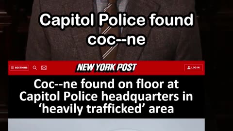 Coke Found on Floor at Capitol Police HQ in Heavily Trafficked Area
