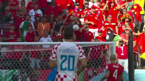 Modric and Hakimi go head-to-head Morocco v Croatia highlights FIFA World Cup Qatar 2022