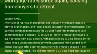 Mortgage Rates Surge 7% 😒