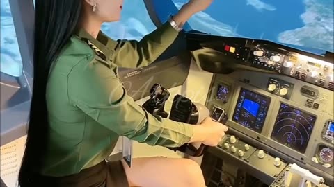 Amazing Cute Girl flying Aeroplane ✈️
