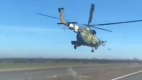 Ukrainian combat pilots on MI-8