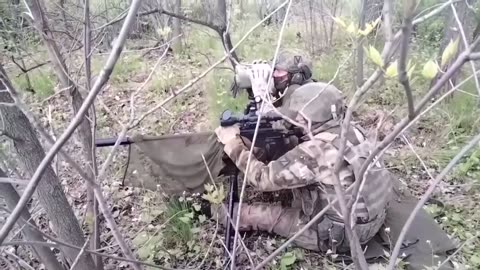PMC Wagner: Sniper Pair At Work - Ukraine War Combat Footage 2022