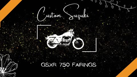 Custom Suzuki GSXR 750 Fairings