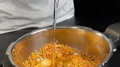Traditional Indian Dal Tadka with Dhaba Style Flavor