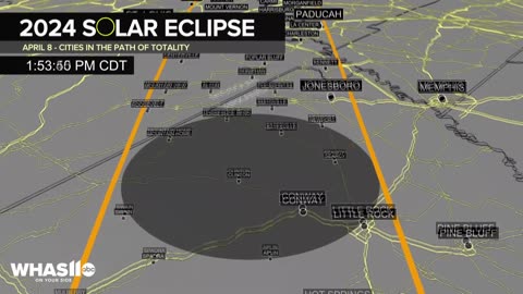 2024 Solar Eclipse: Path of totality across United States