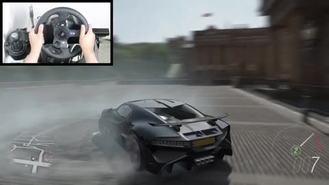 Forza Horizon 4 Bugatti Divo (Logitech G920 Steering Wheel + Paddle Shifter) Gameplay