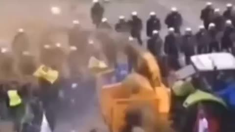 French farmers strike