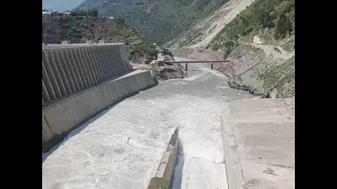 Mangla Dam - Azad Kashmir - Pakistan - Taking a Closer look after crossing Security gate.