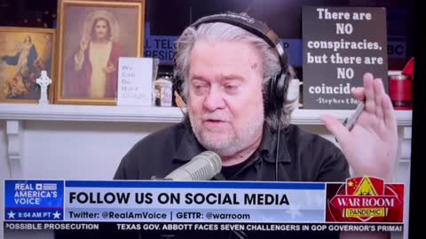 Steve Bannon - “ we have reached the point of no return”