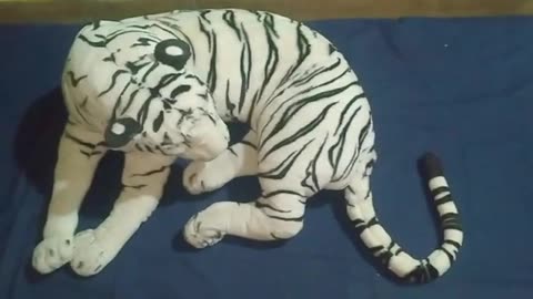 White Tiger Stuffed Soft Toy For Kids