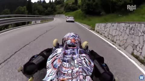 ROLLERMAN – Extreme Downhill Rollerblading Suit
