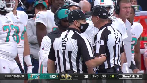 Sean Payton FURIOUS at refs for giving Dolphins their timeout back