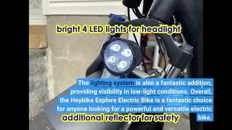 View Ratings: Heybike Explore Electric Bike for Adults 48V 20AH Removable Massive Battery, 750W...