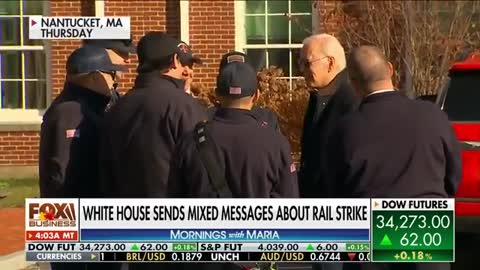 White House sends mixed messages on Biden's involvement in rail strike talks