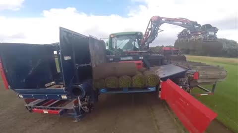 Modern Machine - Automatic Sod Harvester, Automatic Slabbing Sod Harvester