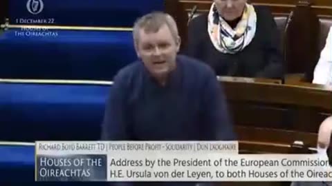 Irish MP Richard Boyd Barrett calls out the grotesque hypocrisy of EU and NATO on Palestine