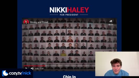 Nick Fuentes reacts to Nikki Haley's Presidential Run Announcement Video