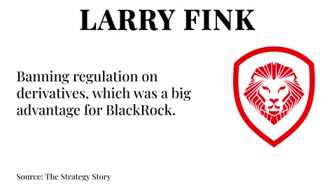 Who is Larry Fink & BlackRock? A brief timeline with Patrickbetdavid excellent video!