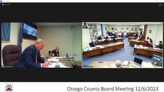 Otsego County Board Resolution Presentation 12-6-2023