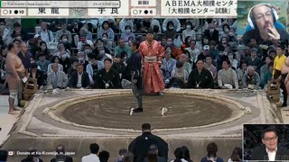 Grand Sumo Tournament 2023 in Osaka Japan! Sumo Day 14