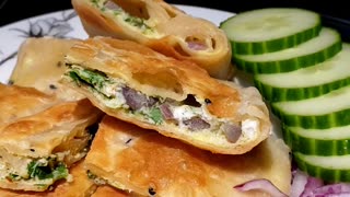 Egg Stuffed paratha or Tortilla. Fun and delicious snack