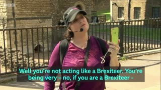 Based Amy Confronts MP David Davies Over His Claim to Be a 'BREXITEER' on BBC 'LIVE'