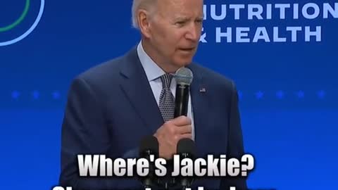 Biden suspected of increased dementia has forgotten iackie's death