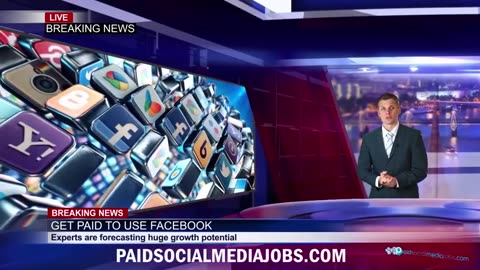 Social Media news videos talks about making money just by using social media platforms