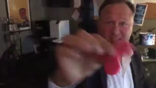 Alex Jones Dancing With A Fidget Spinner