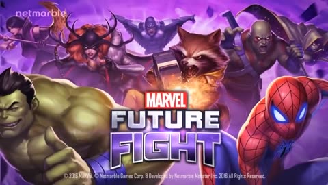 Epic Battle in Marvel's Future Fight: Captain Marvel and Iron Man vs Thanos