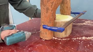 Creative Woodworking Idea From Discarded Pieces Of Wood Combined With Solid Wood | 3