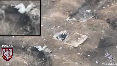 🛩️🇺🇦 Ukraine Russia War | 82nd Air Assault Brigade FPV Drone Penetrates Russian Dugout | RCF