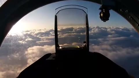 A few flights through the eyes of the Yak-130 pilot.