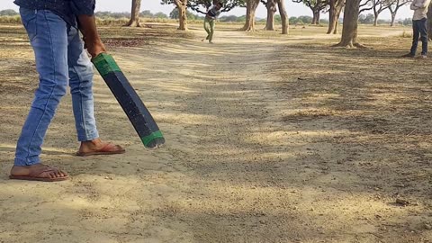 Funny village cricket
