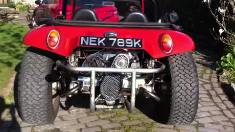 Vw beach buggy exhaust sourd video