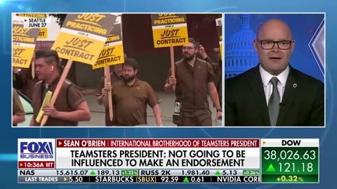 Teamsters President Sean O'Brien describes 'matter-of-fact' meeting with Trump